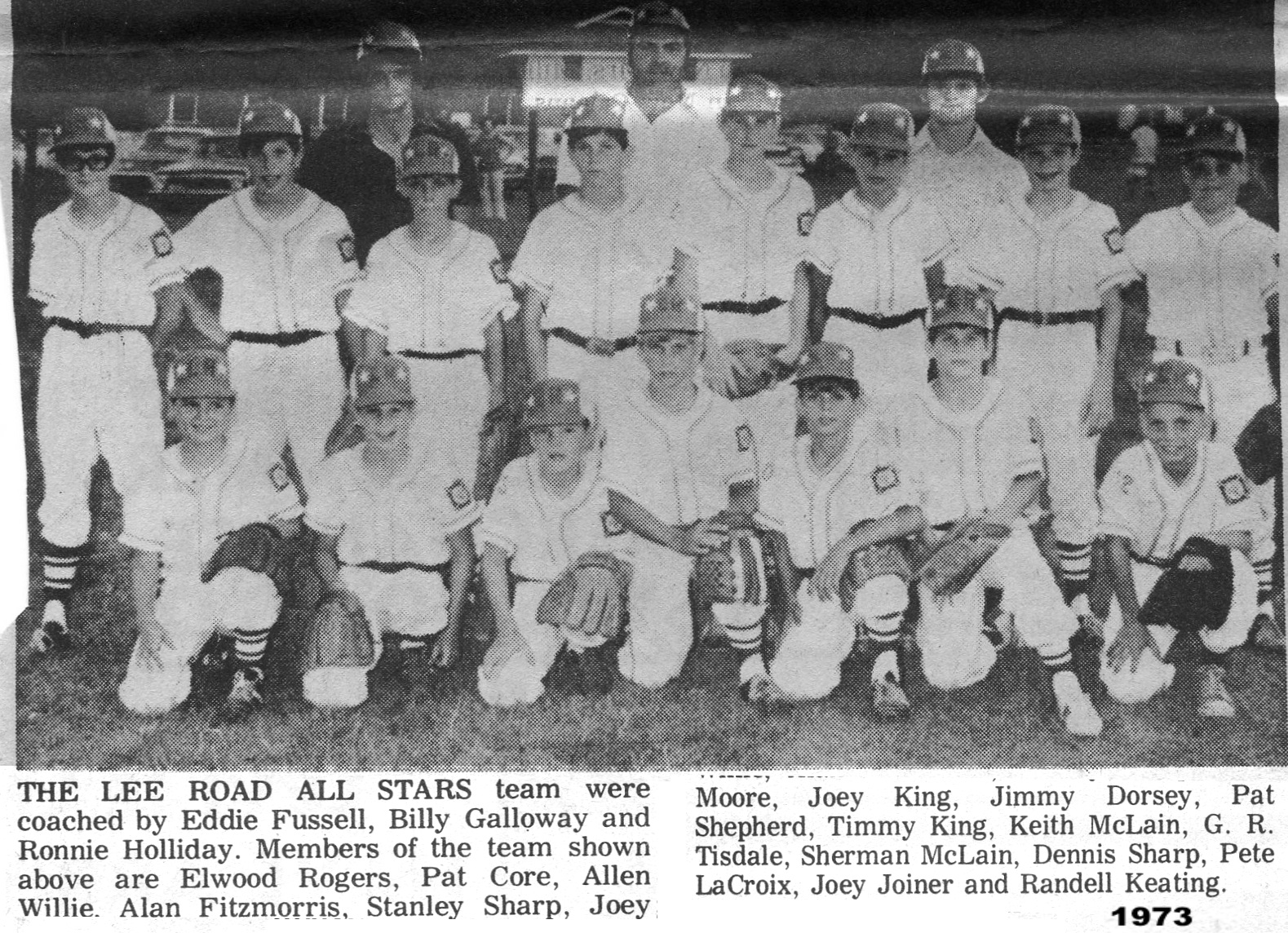 Tammany Family Baseball Teams from 1973