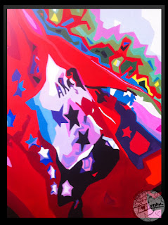 Arkansas Flag on the Bentonville Square by Tim Logan