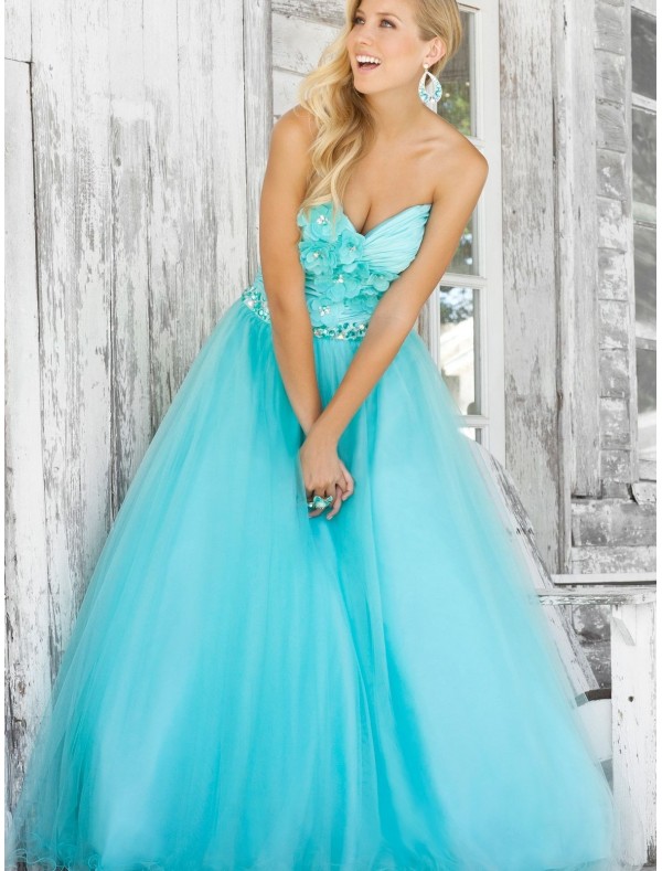 Raining Blossoms Prom Dresses Blue Prom Dresses a New Highlight Spot