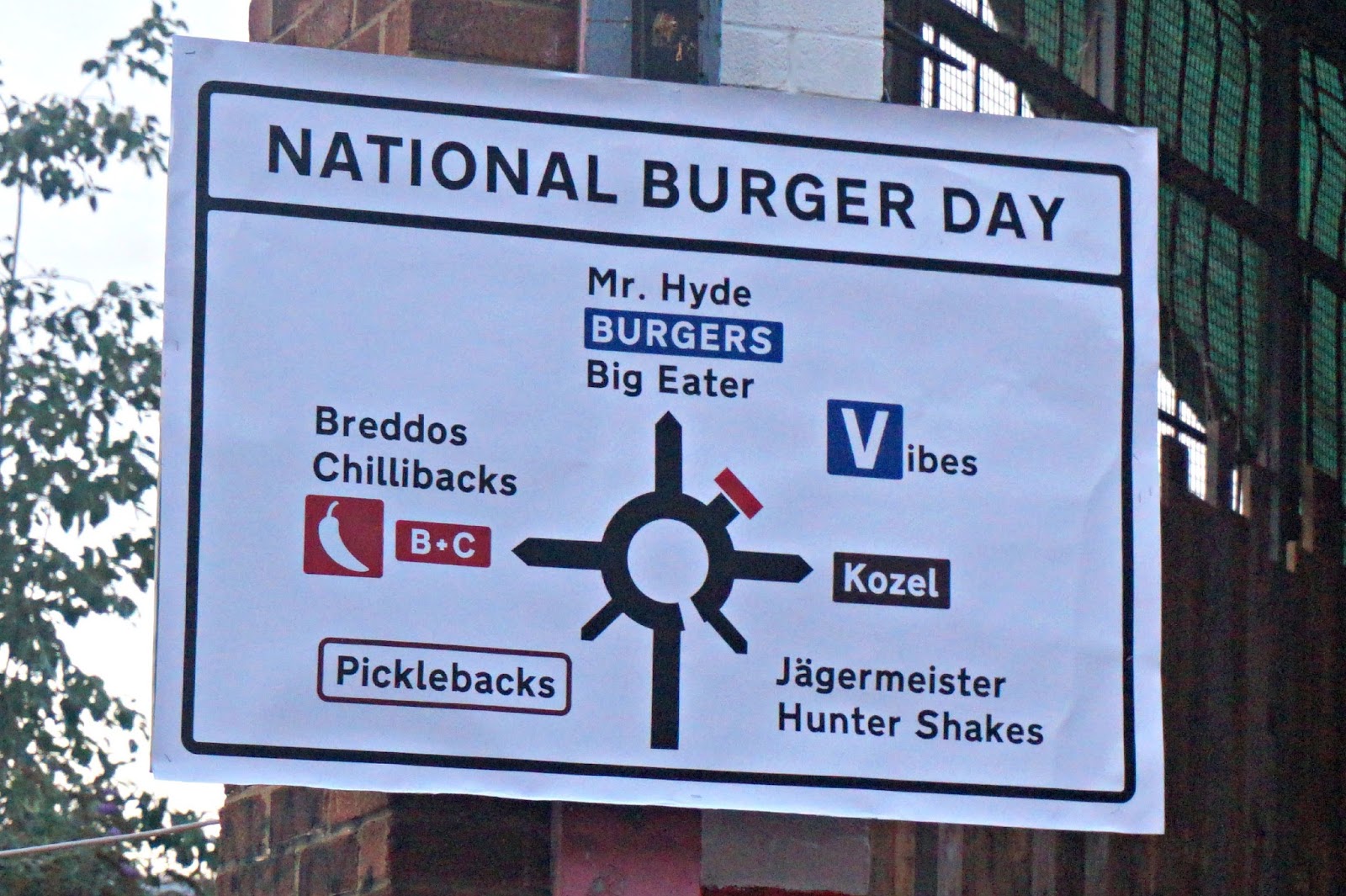 national burger day sign