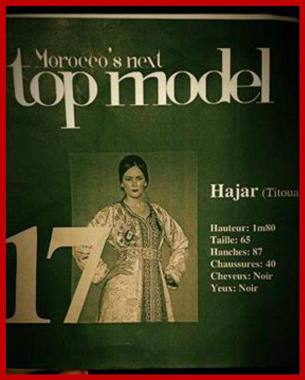 Harhouri Hajar, une des meilleures mannequin au nord de Maroc Bg