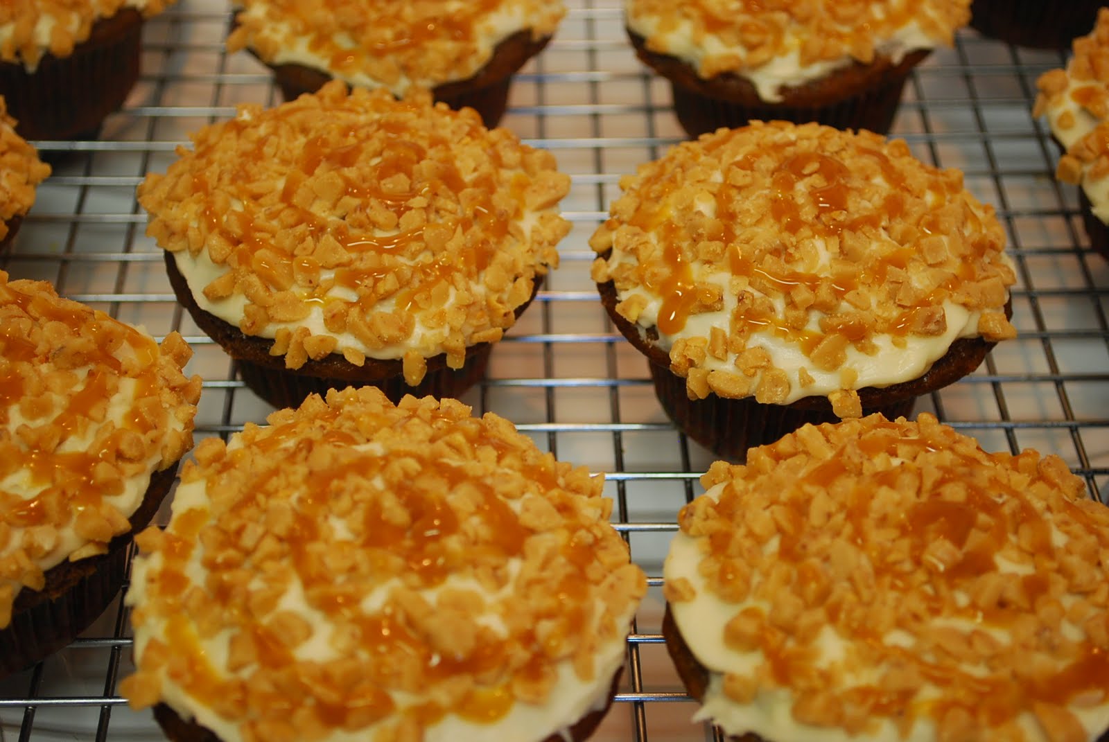 Lexi's Treats Chocolate Caramel Crunch Cupcakes