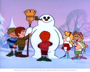 Children building Frosty the Snowman 1969 animatedfilmreviews.filminspector.com