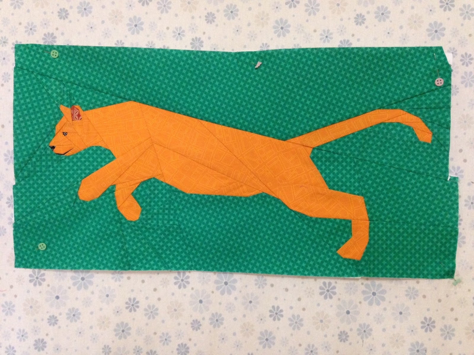 The Tartankiwi Safari Quilt Pattern Release Big Cat
