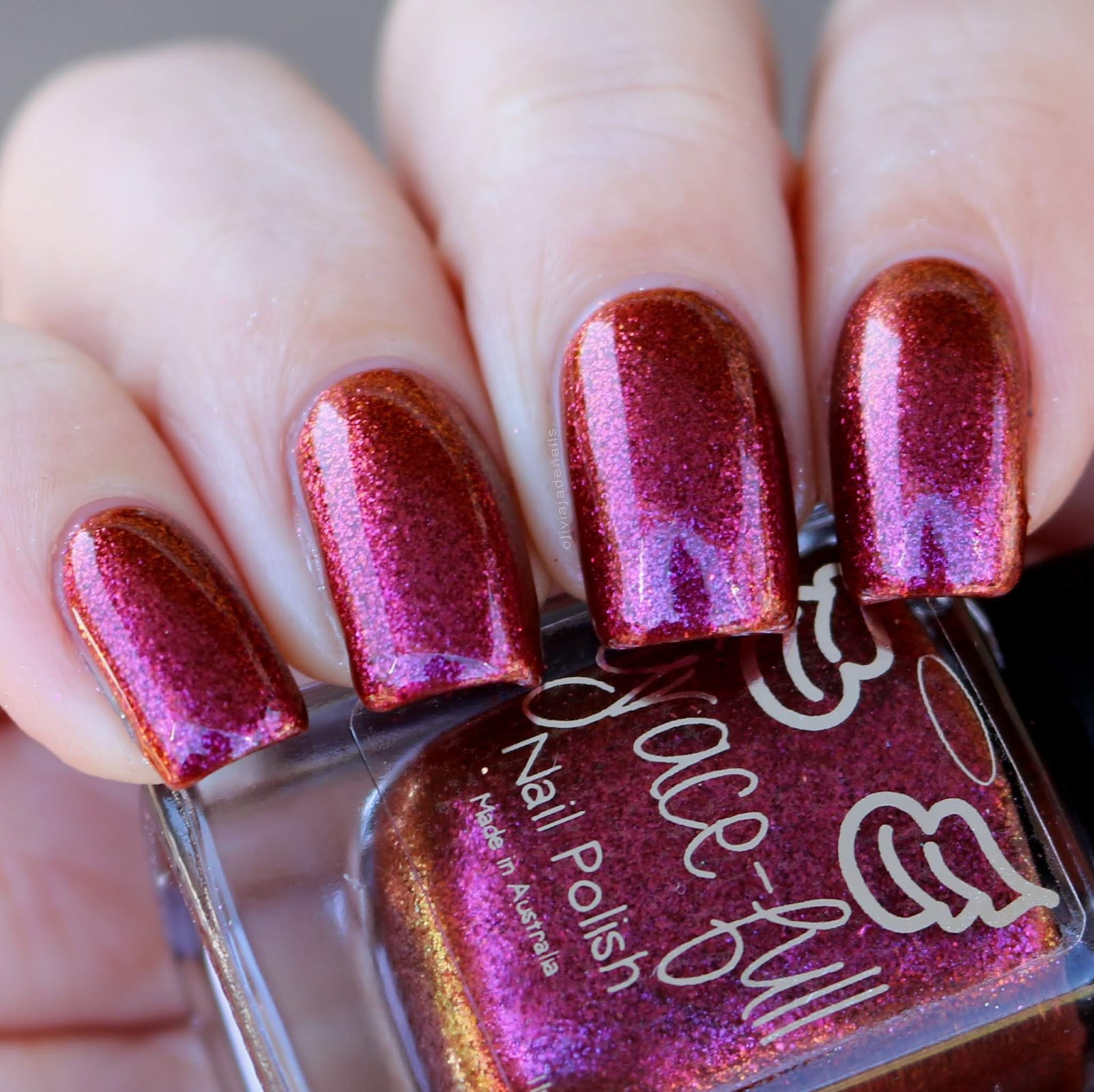 Grace-full Nail Polish Sacred Ground swatched by Olivia Jade Nails