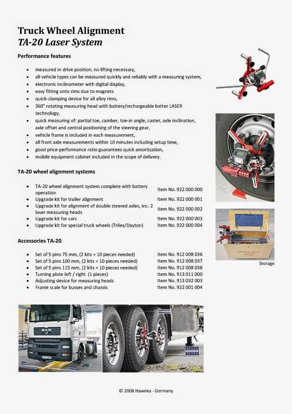 MESIN BENGKEL BAN VELG MOBIL MOTOR Truck Wheel Alignment