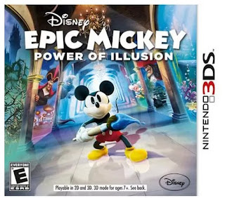 Disney Epic Mickey Power of Illusion 3DS CIA USA