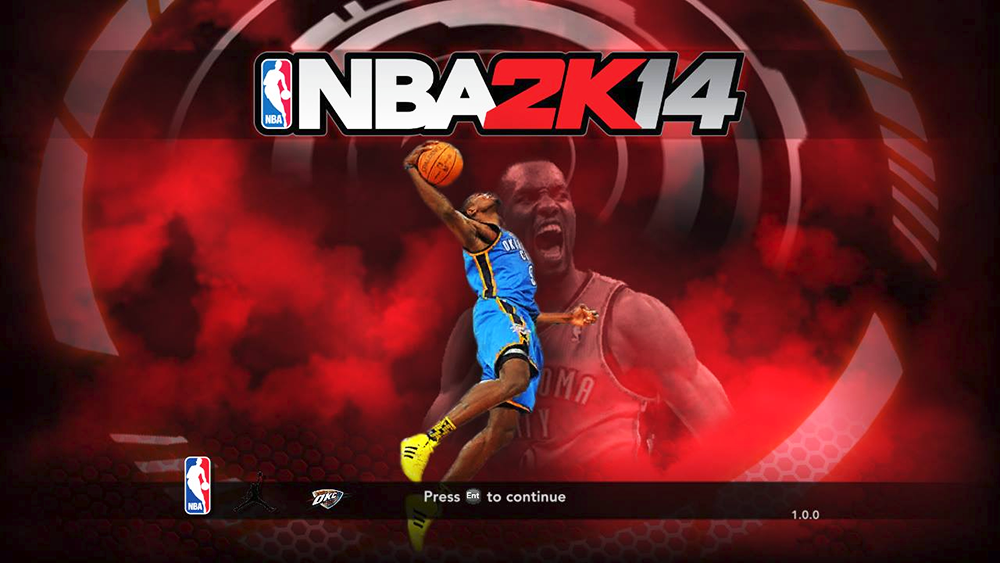 NBA 2K14 Serge Ibaka Startup Screen Mod