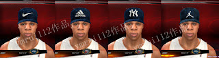 NBA 2K13 Jay-Z Cyber Face Patch Hat Mod