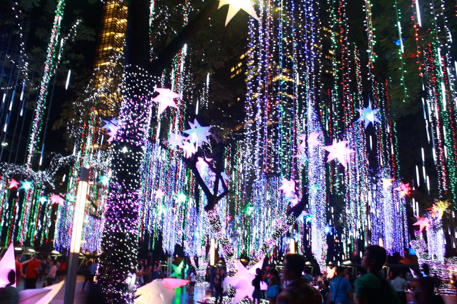 The Singlemom and Baby deluxe Ayala Triangle Christmas Lights