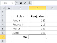 Mengenal Formula pada Excel - Part 09: Fungsi SUM