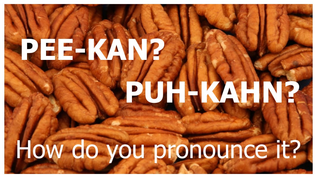 Two Men and a Little Farm PECAN PRONUNCIATION FOOD DEBATE