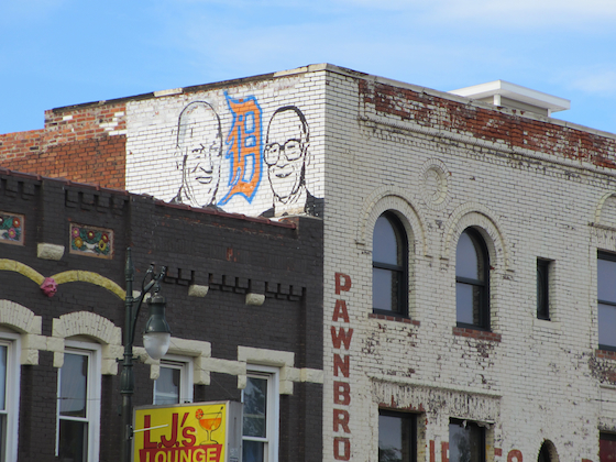 Sparky Anderson and Ernie Harwell Mural in Detroit