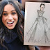 Sketch of Meghan Markle's possible wedding dress revealed