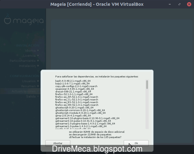 Drivemeca instalando Mageia Linux paso a paso