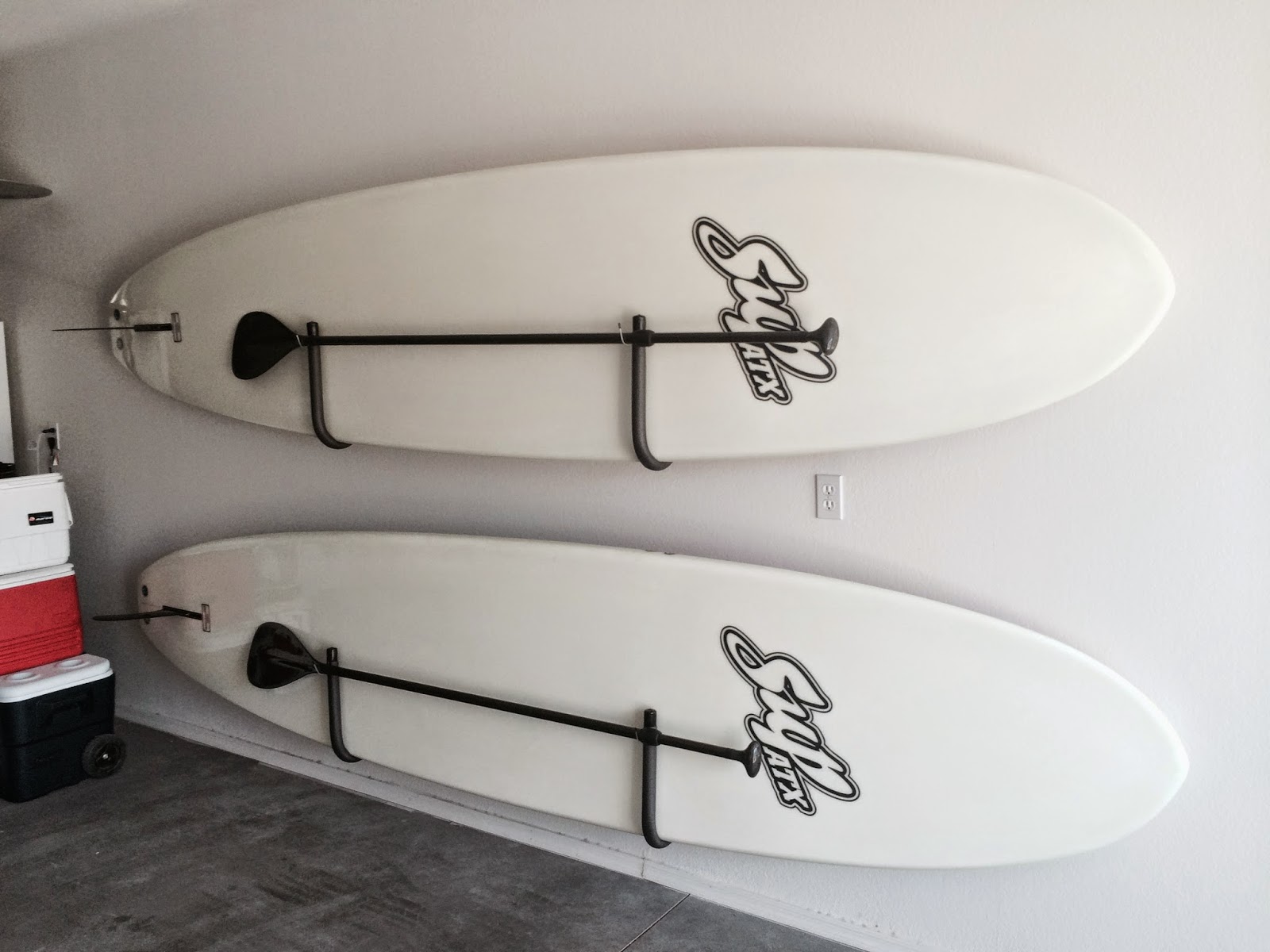 paddleboard garage wall rack