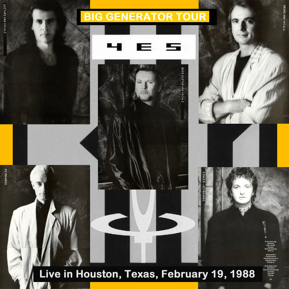 Rock On Vinyl Yes Big Generator (1987) + Bonus Live Tracks