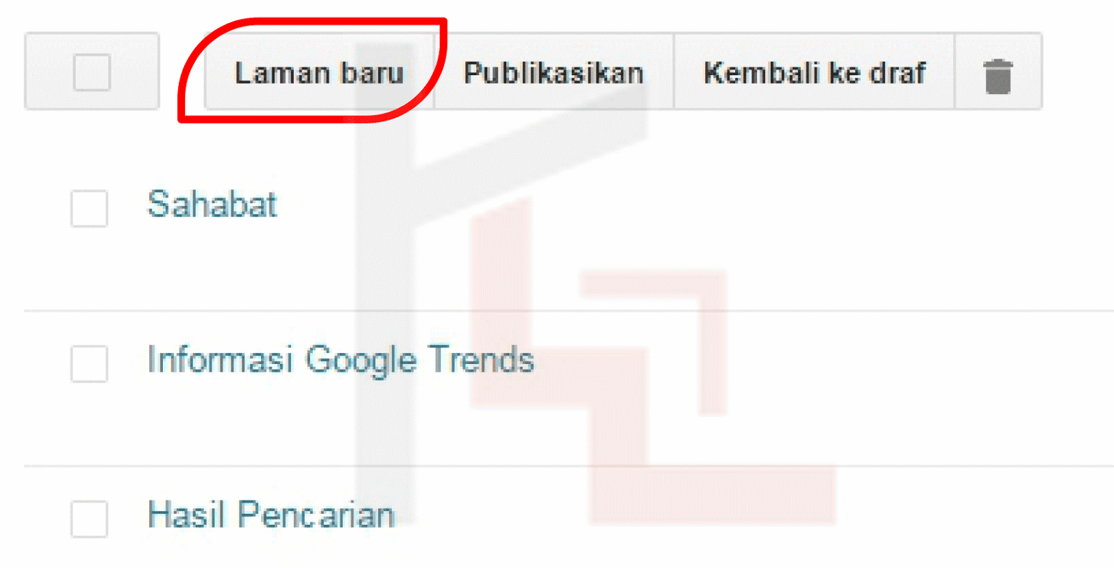 Buat Halaman Baru Buat Halaman Baru