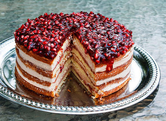 Pomegranate Mousse Cake Cooks Network