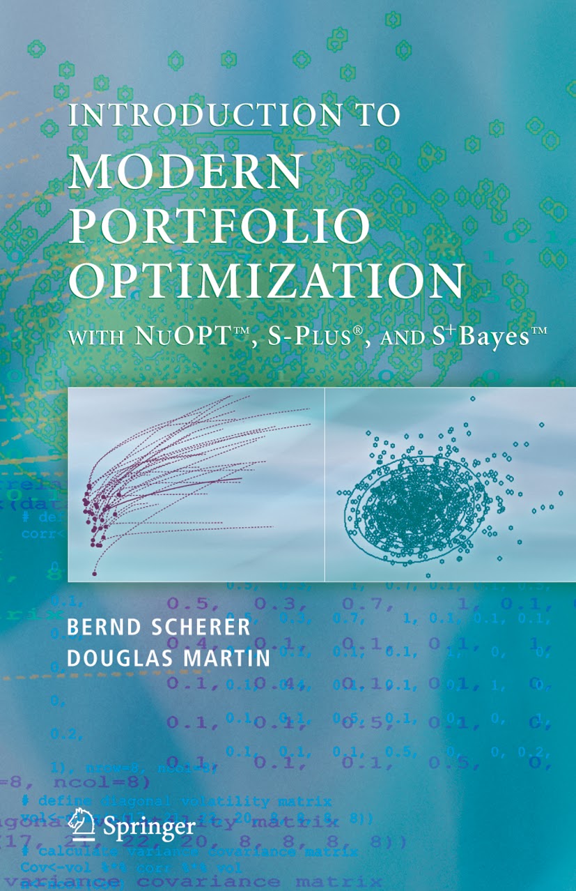 Economics & Statistics Modern Portfolio Optimization