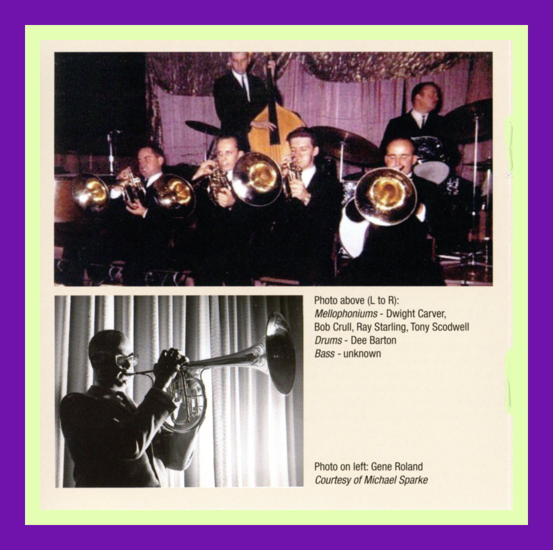 Jazz Profiles Mellophonium Memoirs The Stan Kenton Orchestra