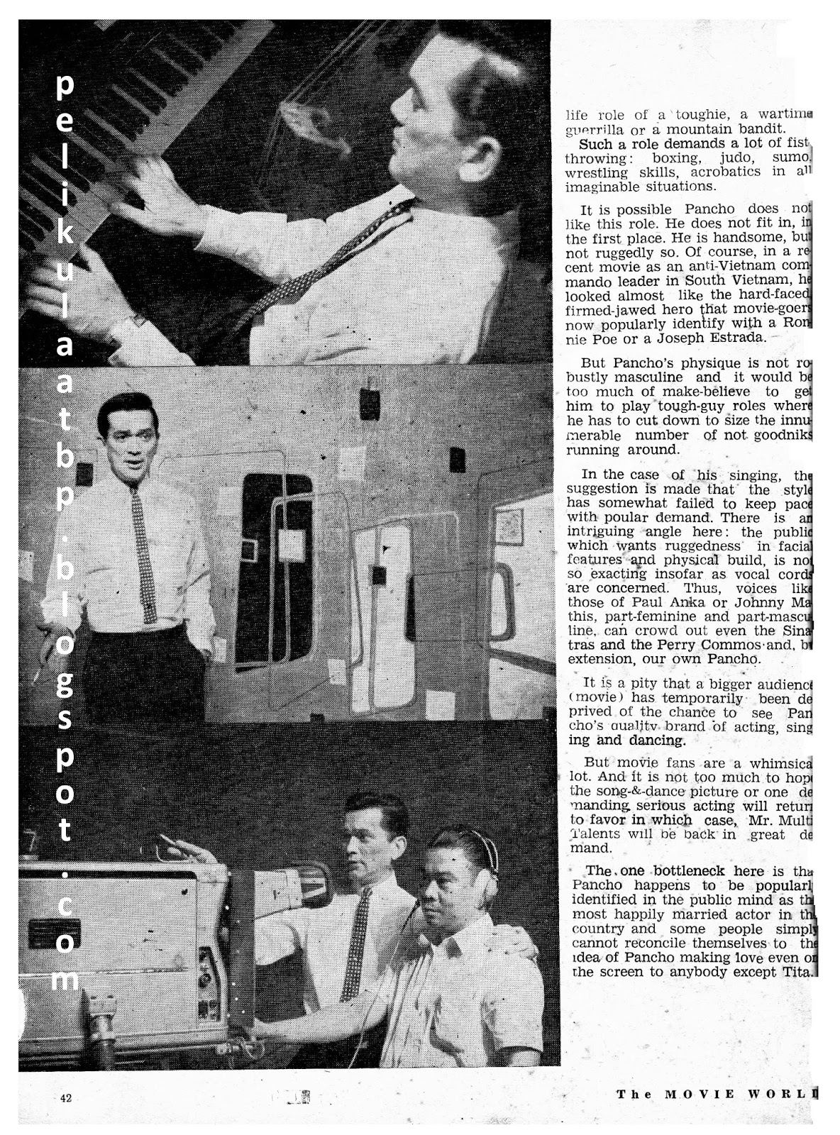 PELIKULA, ATBP. PANCHO MAGALONA MR. MULTITALENTS (Movie World