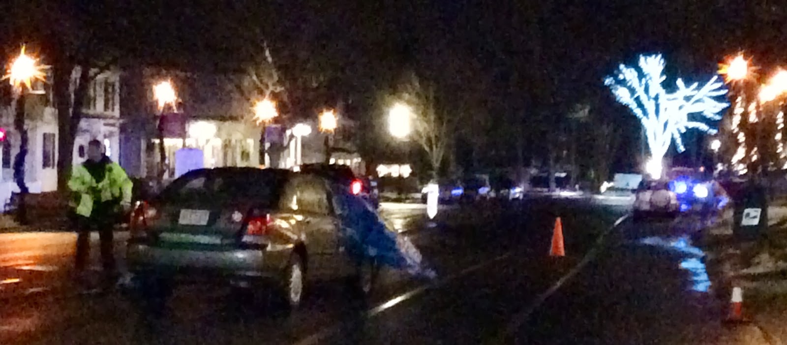 Only in The Republic of Amherst Car vs Pedestrian Accident Town Center