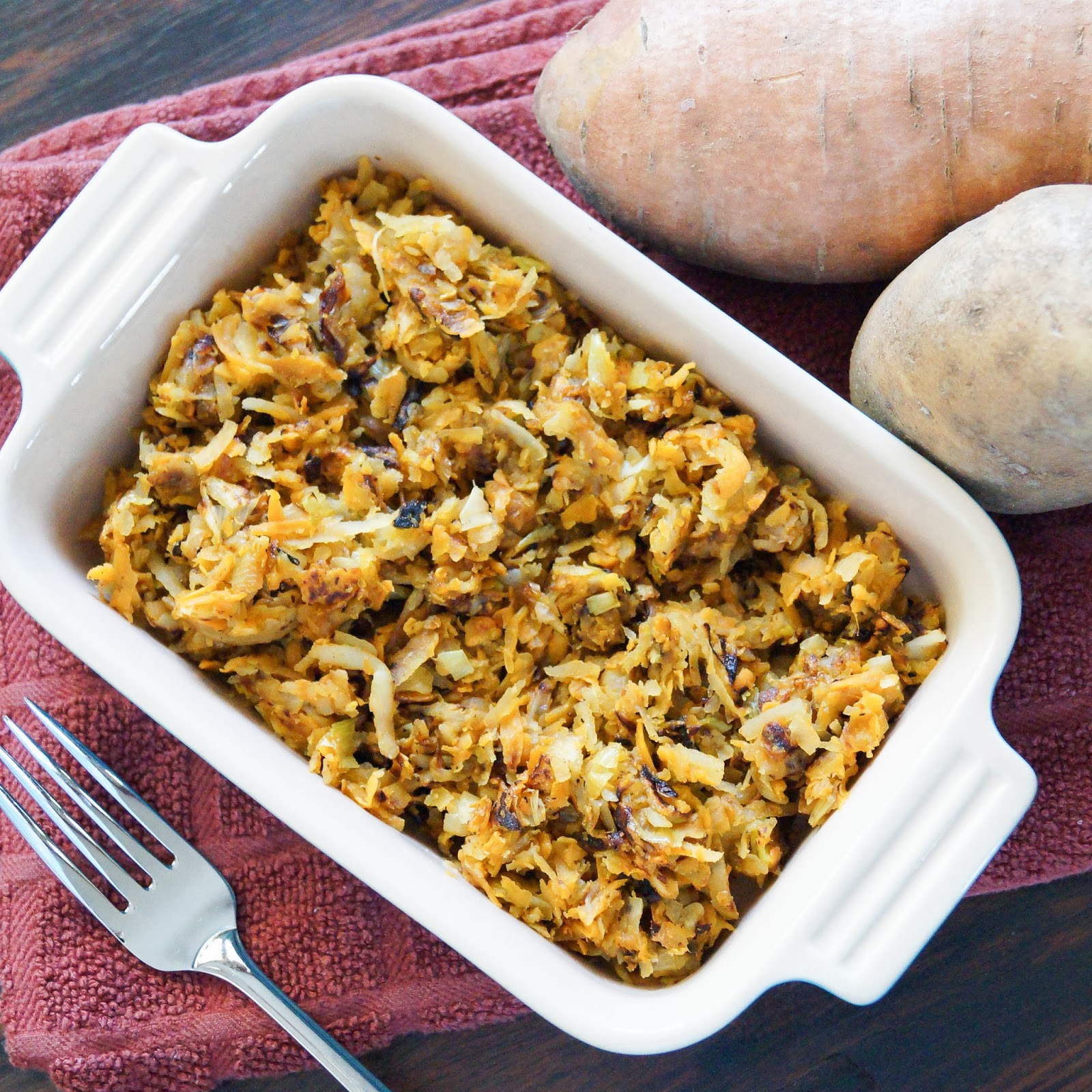 Megan's Whole 30 Sweet Potato Hash Browns