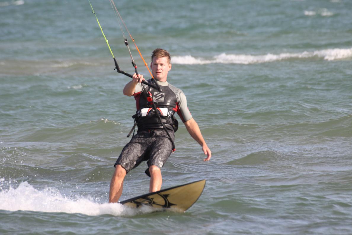 Michigan Exposures Kitesurfing on Lake Huron