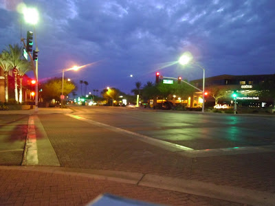 Cloudy Morning in Downtown Scottsdale, AZ