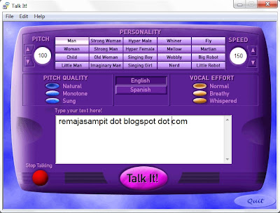 Software Untuk Membuat Suara dari tulisan ~ SANANA SATU DARAH