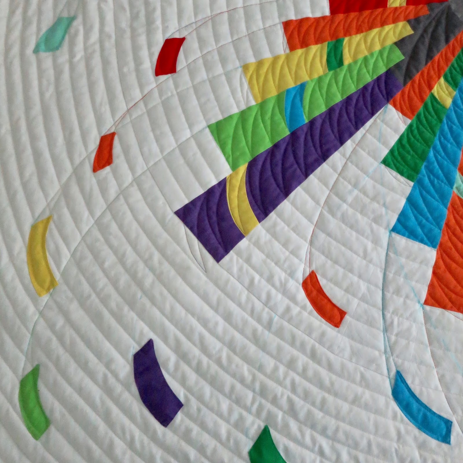 Flourishing Palms Quilting Spin Art