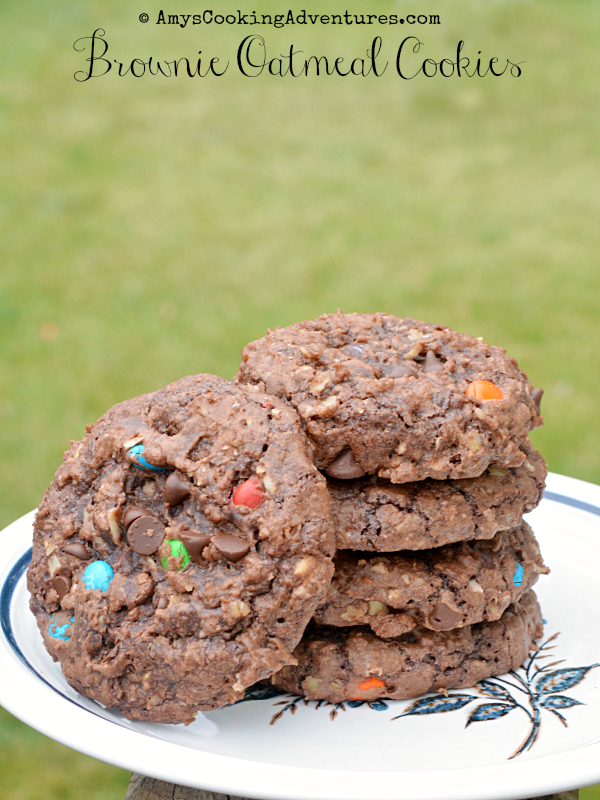Brownie Oatmeal Cookies