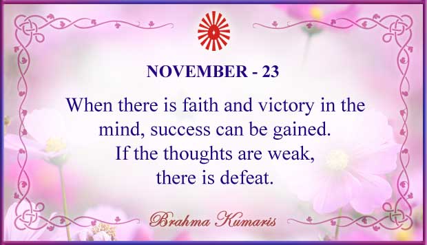 November 23 Thought For The Day November 23