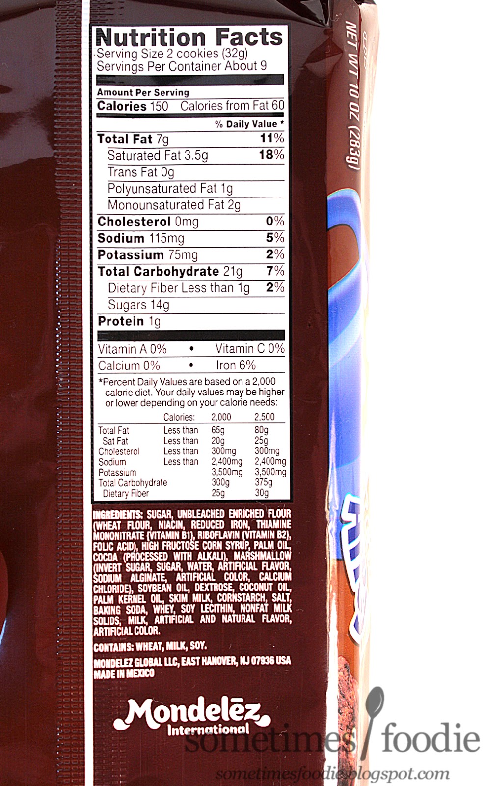 Chips Ahoy Nutrition Facts Label Best Label Ideas 2019