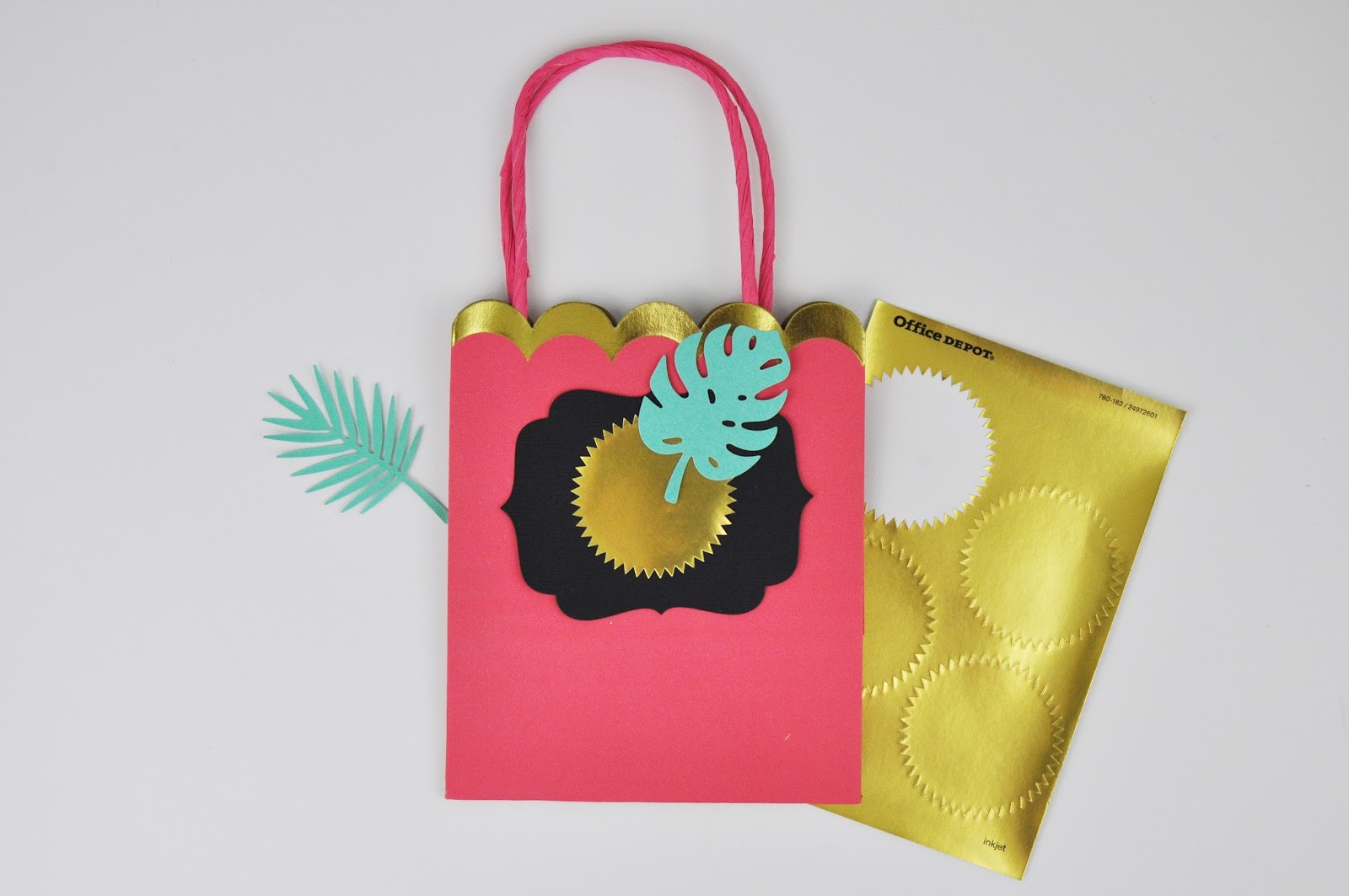Tropical Gift Bag Set DIY Jen Gallacher