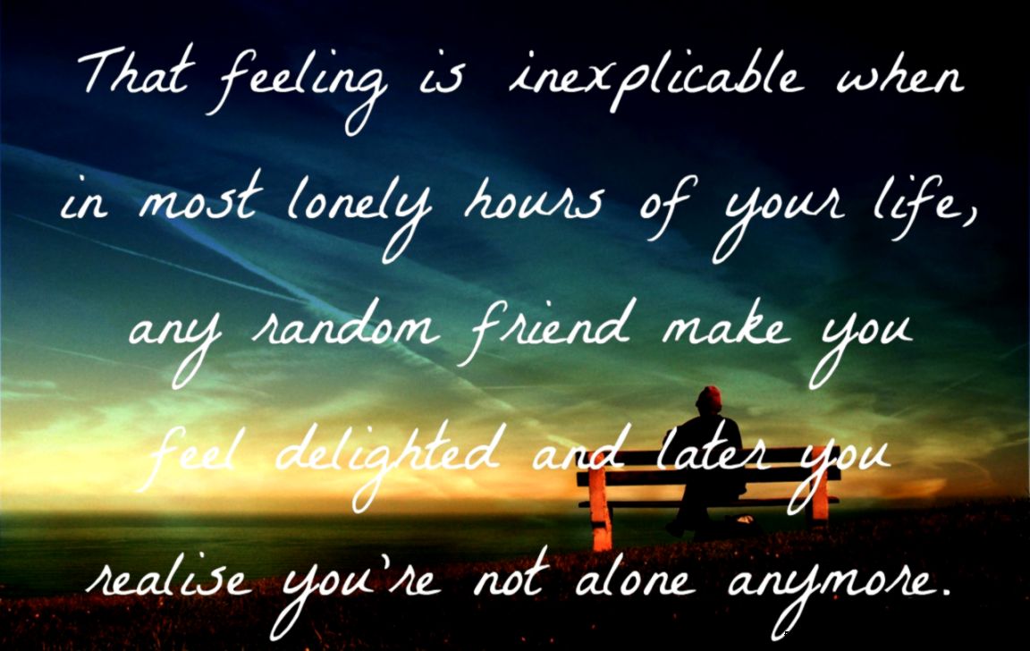 Quotes Lonely Wallpaper