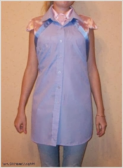 Как сшить фартук из мужской рубашки. \ apron from a man's shirt Как сшить фартук из мужской рубашки. \ apron from a man's shirt