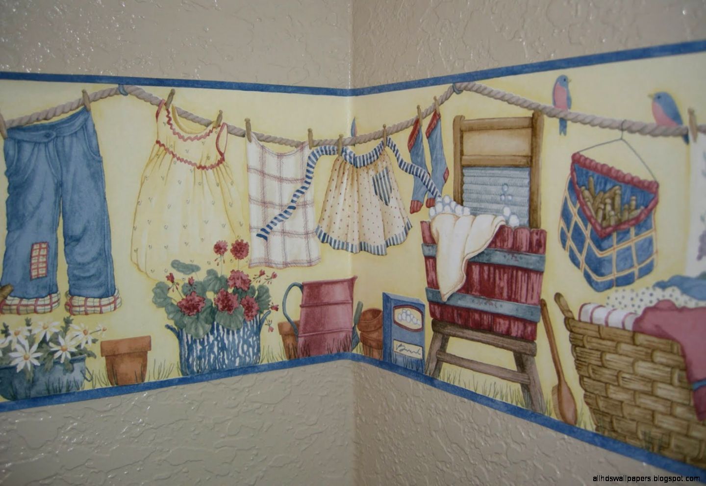 laundry wallpaper
