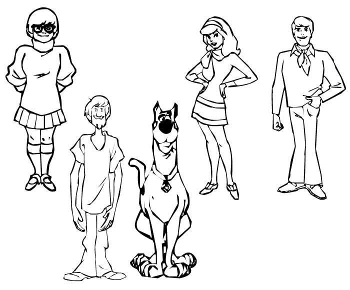 Krafty Kidz Center: Scooby Doo coloring pages