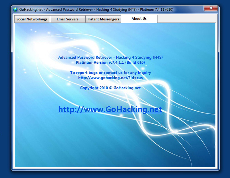 advanced password retriever hacking software download free