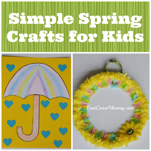 East Coast Mommy Simple Spring Crafts for Kids