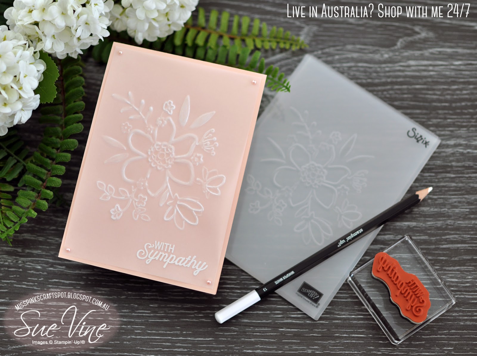 Dry Embossing with Vellum
