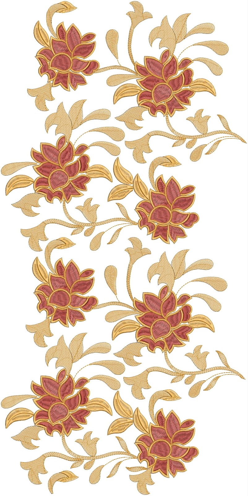 EmbDesignTube All Over Jall Embroidery Design Download