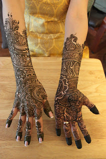 Full Hand Latest Bridal Mehndi Design 2012
