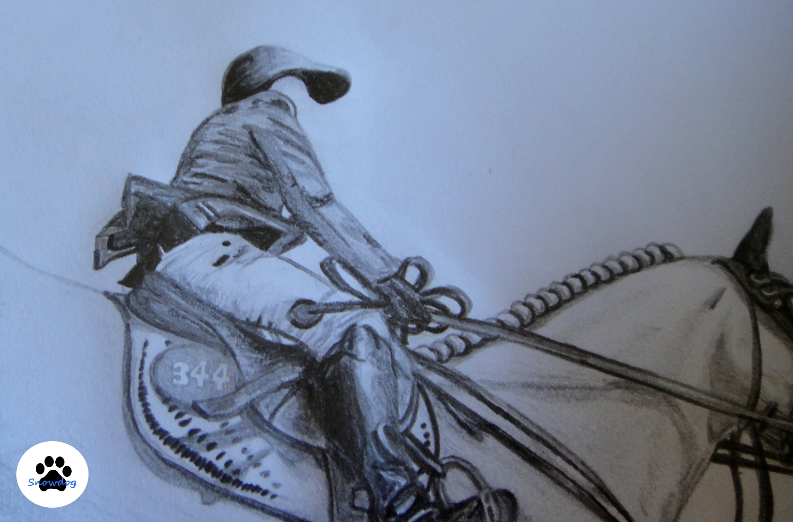 Achtung wild! Immer tierisch was los...: Let`s draw: Springpferd