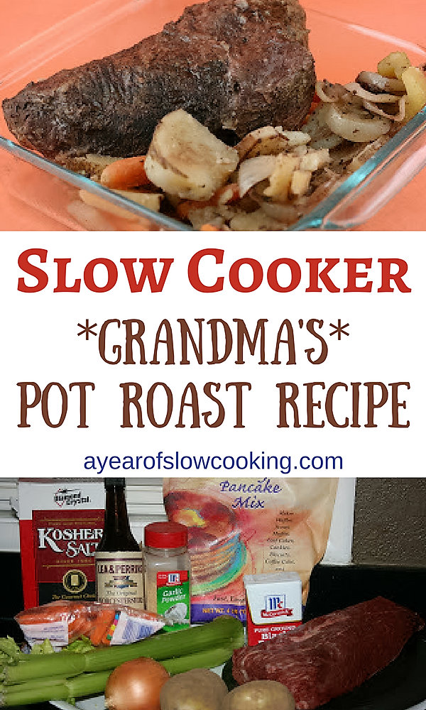 Old Fashioned Pot Roast Slow Cooker Recipe A Year of Slow Cooking