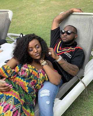 Davido and boo Chef Chioma loved up in new photos