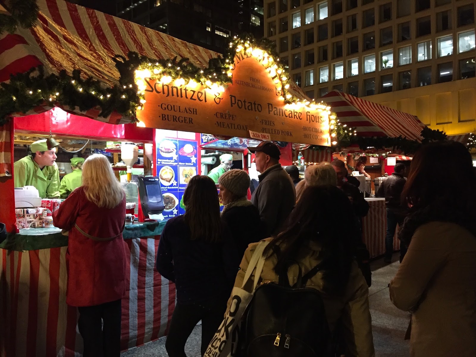 Chicago's Christkindlmarket Kimchi and Beans