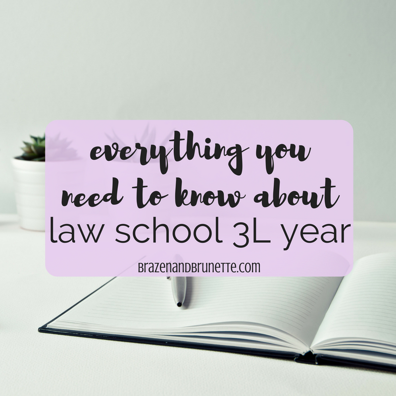 3L Brazen and ⚖ law school advice and law school tips